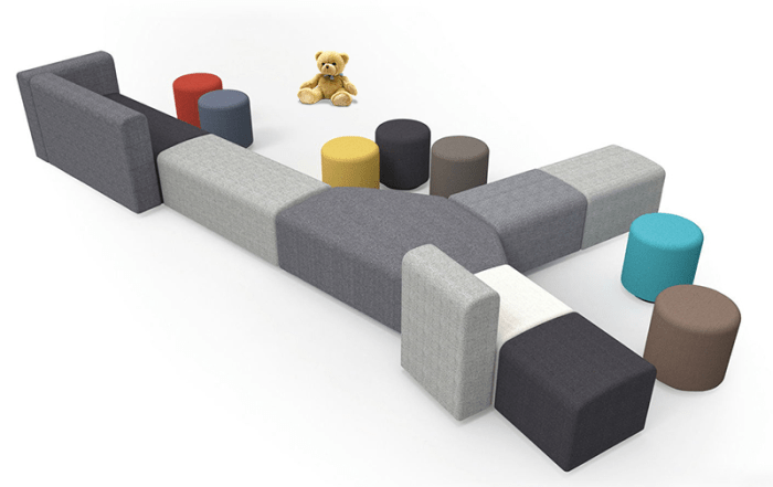 Modern Design Sectional Modular Living Room Sofas Sets Leather Couch ... Modern modular sectional furniture configuration