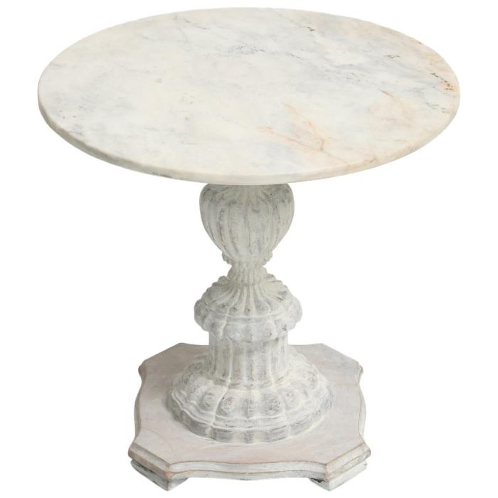 Classical Form Painted Accent Table with Marble Top For Sale at 1stDibs ... Classical Form Painted Accent Table with Marble Top For Sale at 1stDibs ...