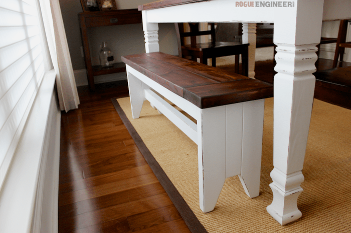 Farmhouse bench and storage furniture set